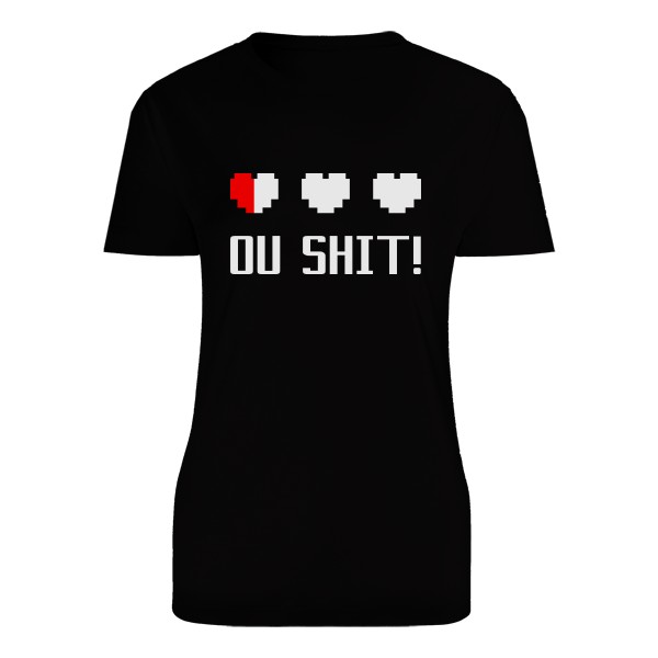 Tričko s potiskem Ou Sh*t!