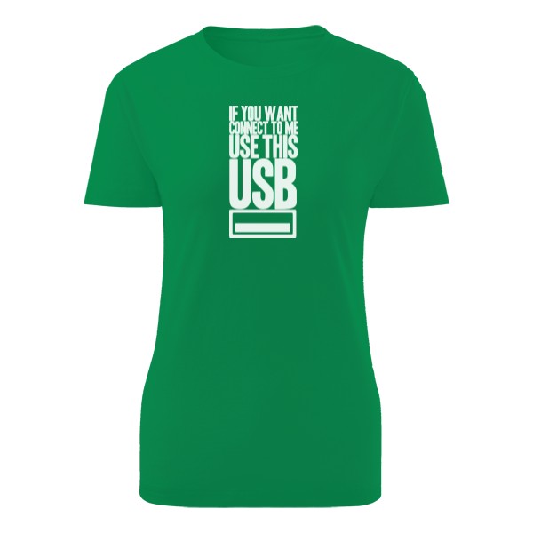 Tričko s potiskem USB