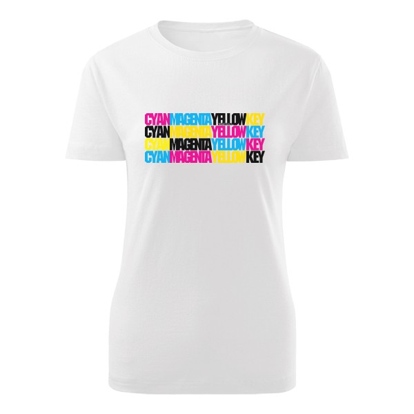 Tričko s potiskem CMYK